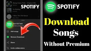 How to Download Songs In Spotify Without Premium || 2024 ( Easy Method) iphone iOS 17