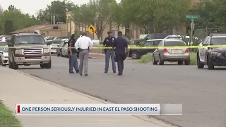 One person seriously injured in East El Paso shooting