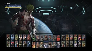 Injustice 2: Selección de Personaje.