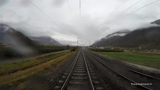 [HD] Cab Ride Martigny - Brig --- 27.10.2018