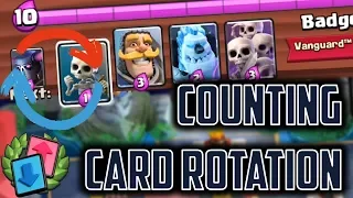 Counting Card Rotation // Clash Royale Pro Tips to KNOW your OPPONENT'S HAND