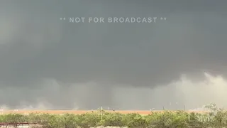 05-03-2024 Robert Lee, TX - Brief Multi Vortex Tornado