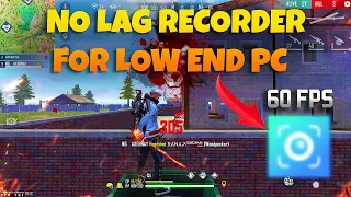 Record Free Fire Gameplay without lag 4GB ram 60 FPS | Best recorder for free fire in PC