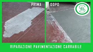 RIPARAZIONE PAVIMENTAZIONE CARRABILE