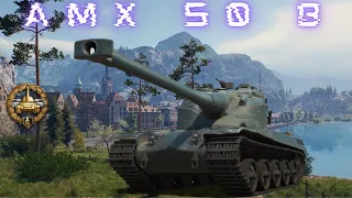 AMX 50 B: MVP - High Caliber on Lakeville // World of Tanks Console