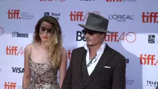 The Danish Girl: Amber Heard & Johnny Depp TIFF 2015 Movie Premiere Gala Arrival | ScreenSlam