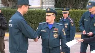 В Севастополе спасателям МЧС России торжественно вручены паспорта граждан РФ