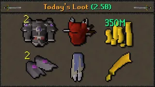 An extremely lucky day on Runescape