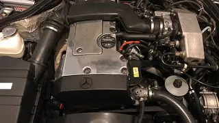 Mercedes W124 M111 elektrik tesisat revizyonundan sonrası ve radyatör su kaçağına basit çözüm