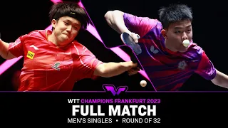 FULL MATCH | WANG Chuqin vs KAO Cheng-Jui | MS R32 | #WTTFrankfurt 2023