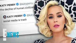 Katy Perry Calls Social Media the "Decline of Human Civilization" | E! News