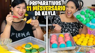 PREPARATIVOS 11º MÊSVERSÁRIO DA KAYLA | Blog das irmãs