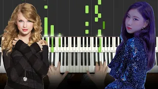 Itzy "Boys Like You" but it's Taylor Swift "Love Story" (Piano Mashup)