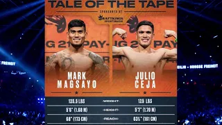 Undercard Pacquiao: Mark Magsayo VS Julio Ceja Full Fight Highlights