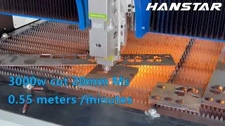 3kw fiber laser CUT 20MM carbon steel