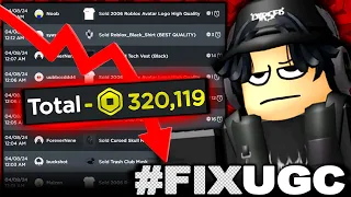 Why I don't make robux anymore... UGC SUCKS! (ROBLOX)