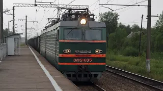 Train videos. Freight trains in Russia - 78.