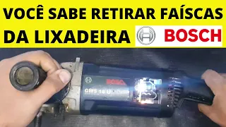 LIXADEIRA BOSCH - COMO RETIRAR FAÍSCAS FOGO DO INDUZIDO?