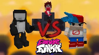 Boyfriend and Tankman are Having a Rap Battle in Minecraft! | Minecraft FNF Mod