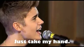 As long as you love me-Justin Bieber-Teen award 2012 live (lyrics) #justinbieber #aslongasyouloveme