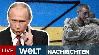 UKRAINE-KRIEG: Glasklare Drohung von Putin - Russische Offensive in Zeitlupe | WELT Livestream