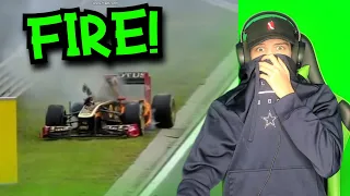 NASCAR Fan Reacts To F1 Moments Of The Decade - Overtakes, Crashes, Funny & Fails | 2010 - 2019