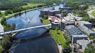 TRENT University Peterborough Ontario Canada Beautiful University in Nature