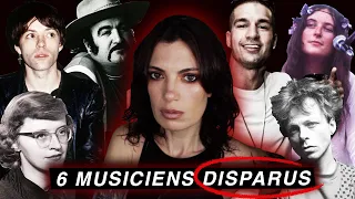 6 DISPARITIONS mystérieuses de MUSICIENS