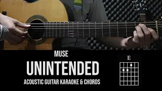 [Acoustic Karaoke] Muse - Unintended (With Lyrics and Guitar Chords)