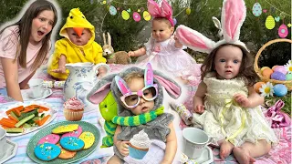 REBORN TODDLER MITCHELL CRASHES OUR EASTER TEA PARTY