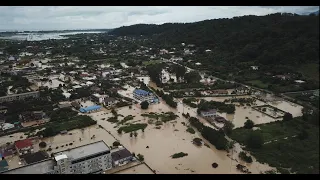 Наводнение в Абхазии 9 июля 2023. Село Лдзаа.