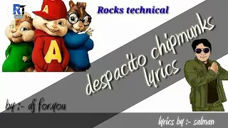 Despacito in chipmunk voice pop by Rocks Technical