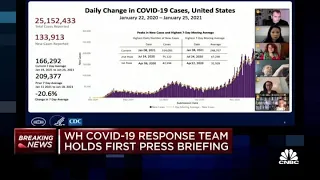 Joe Biden administration's Covid response team holds first press briefing