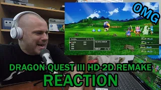 Reaction: Dragon Quest III HD-2D Remake (Announcement Trailer)