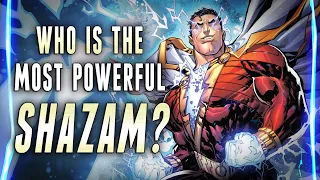 Most Powerful Versions of Shazam