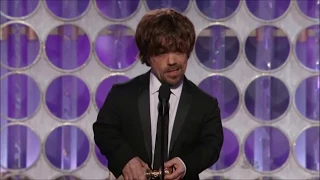 Peter Dinklage wins a Golden Globe for Game of Thrones 2012
