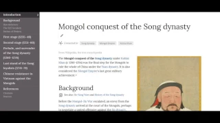 Mongol conquest of the Song dynasty