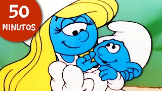 60 Minutos de Smurfs • O melhor momentos de Bebê Smurf 👶 ! • Os Smurfs