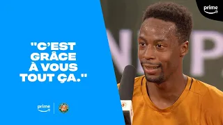 🥹 L'ÉMOTION DE GAEL MONFILS APRÈS SA VICTOIRE AU 1ER TOUR DE ROLAND-GARROS