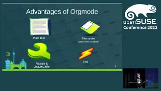 openSUSE Conference 2022 - Org mode: Manage your life in plain text