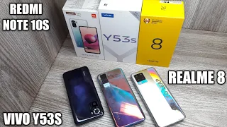 Realme 8 vs Vivo Y53s vs Redmi Note 10S - Which Should You Buy ?