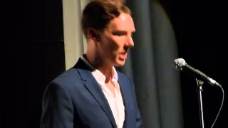 Benedict Cumberbatch at Letters Live (Alan Turing Letter)