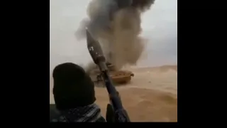 A T-72 Tank Survives a Direct Hit From ATGM.