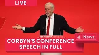 Jeremy Corbyn Labour conference speech in full (2017)