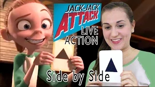 Jack Jack Attack - Side by Side - LIVE ACTION - The Incredibles