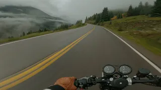 Early Morning POV Cruise Down Million Dollar Highway - Part 4 // Triumph Speed Twin 1200 [4K]