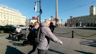 ISTREETBAND. Уличные музыканты на Площади Восстания. Санкт-Петербург.(1)