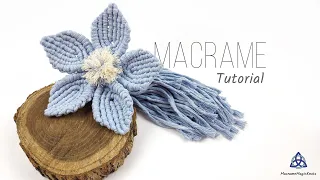 EASY Macrame Flower Tutorial