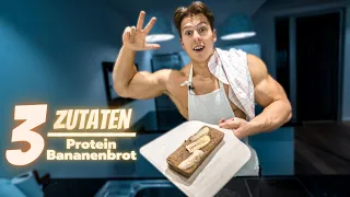 Protein Bananenbrot mit nur 3 Zutaten!