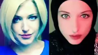 Девушка с Украины приняла ислам.
